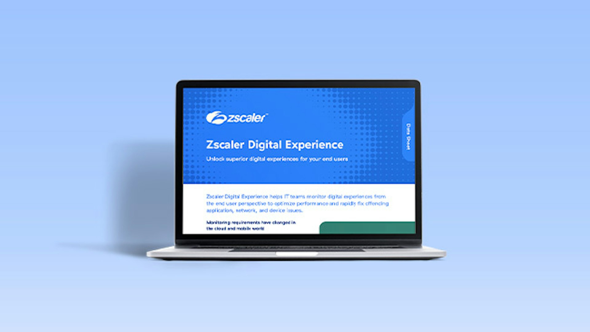 Scheda tecnica di Zscaler Digital Experience