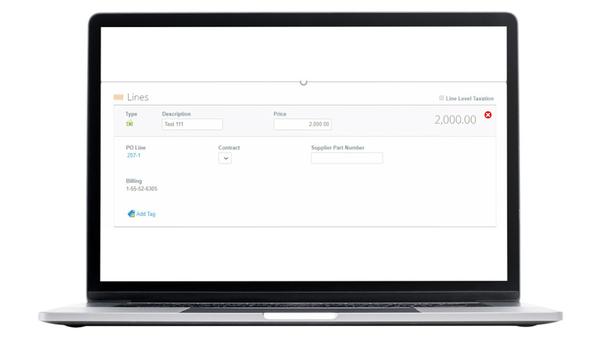 coupa create invoice edit purchase order