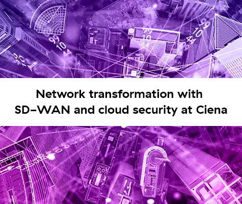 La trasformazione della rete di Ciena con la SD-WAN e la sicurezza sul cloud (581)