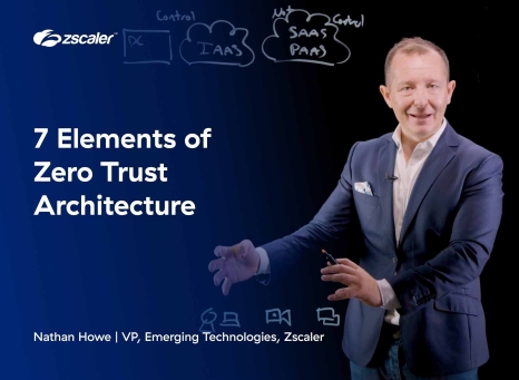 I sette elementi di un'architettura zero trust